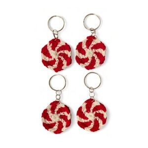 Handmade crochet keychains and pouches